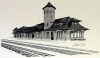 "Railroad Station" - Lebanon, Pennsylvania (400)