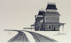 "Railroad Station" - North Conway, New Hampshire (400)