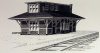 "Railroad Station" - Peace Dale, Rhode Island (400)
